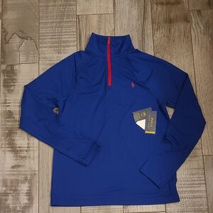 Polo Ralph Lauren Blue Quarter-Zip Pullover